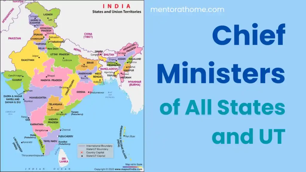 Updated List of Chief Minister of India 2024