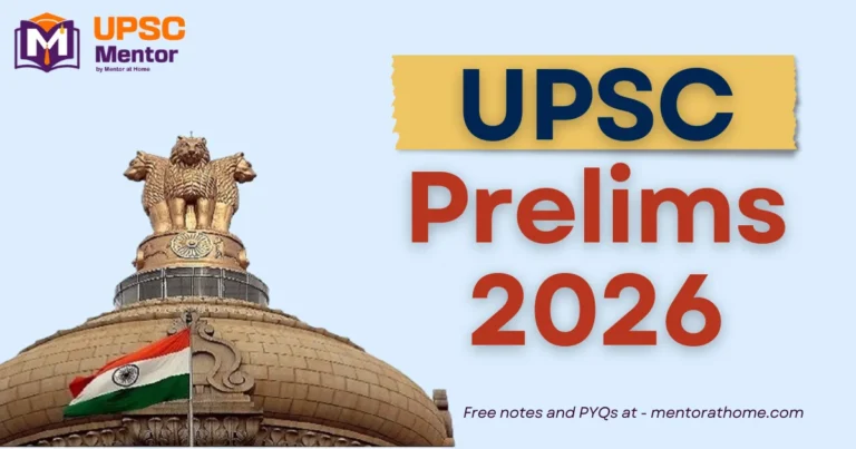 UPSC Prelims 2026